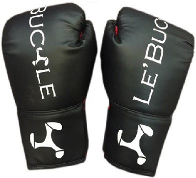 Le Buckle Boxing Gloves 12 ounces black and red Boxing Gloves Black Le Buckle Boxing Gloves