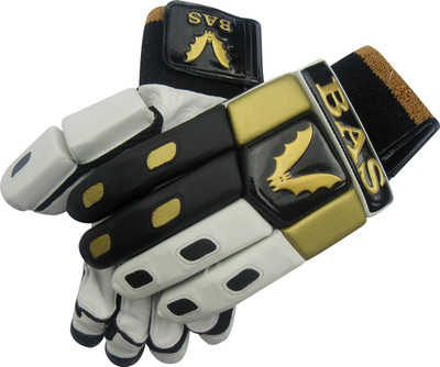 

BAS Vampire GOLD Batting Gloves (L, White, Black), Black;white