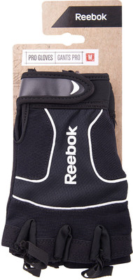 

REEBOK RSBG-11233WH Gym & Fitness Gloves (M, Black, White)