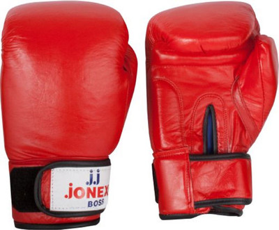 

JJ Jonex SUPERIOR QUALITY training Boss with velcro Boxing Gloves (XXL, Red)