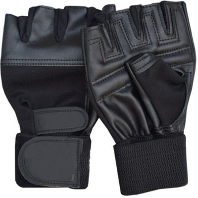 

Mor Sporting Weight Lifting nk-02 Black Gym & Fitness Gloves (Free Size, Black)