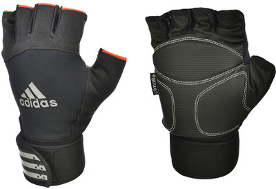 

ADIDAS Short Fingered Gloves Gym & Fitness Gloves (, Black, White