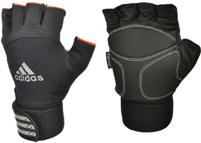

ADIDAS Short Fingered Gloves Gym & Fitness Gloves (, Black, White
