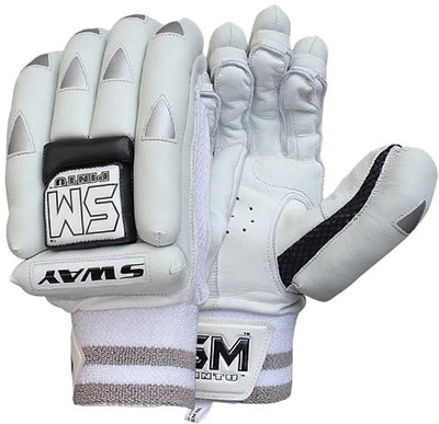 

SM Sway Batting Gloves (Men, Grey, White, Multicolor), Grey;multicolor;white