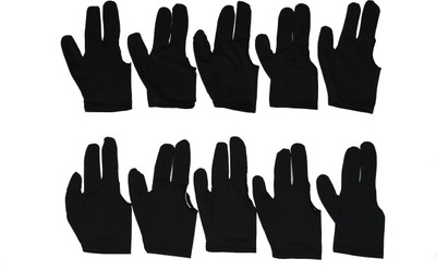 

Billiedge PACK OF 10 Gym & Fitness Gloves (Free Size, Black)