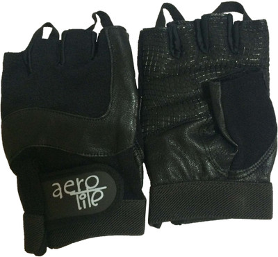

Aerolite Cross Fitter-Super Strength Gym & Fitness Gloves (L, Black)