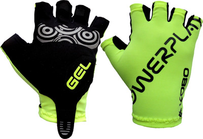 

Kobo Exercise Weight Lifting Grippy Gel Hand Protector Padded Gym & Fitness Gloves (, Green, Black, Black;green