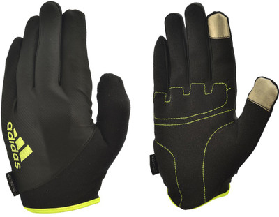 

ADIDAS Long Fingered Gloves Gym & Fitness Gloves (, Black, Yellow