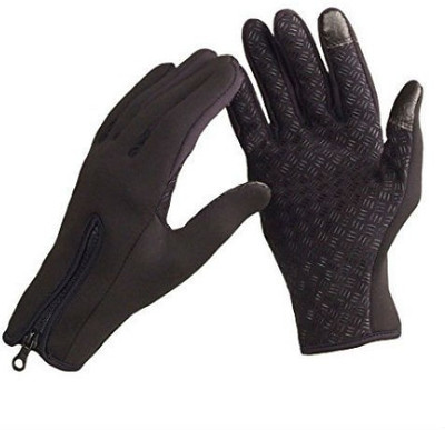 

Creative India Exports Touchscreen Windproof Warm Cycling Gloves (M, Black)