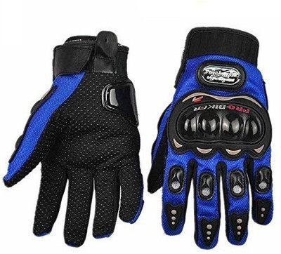 

Pa PROBIKERZ(FULL)-L-BLUE-lt569 Cycling Gloves (L, Blue), Black;blue
