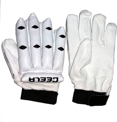 

Ceela Sports Ruff & tuff Batting Gloves (Youth, White)