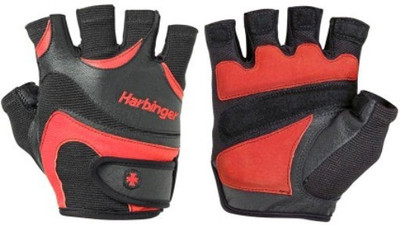 

Harbinger Fitness Mens Flexfit Wash & Dry Gym & Fitness Gloves (, Black, Red
