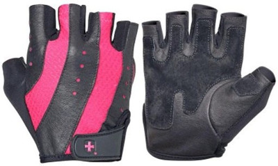 

Harbinger Fitness Womens Pro Wash & Dry Gym & Fitness Gloves (, Black, Pink