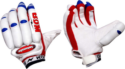 

BDM Ambassador Batting Gloves (Men, Red, White)