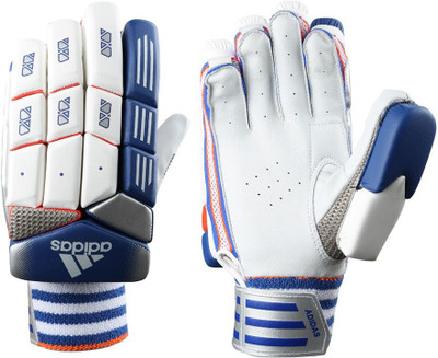 

ADIDAS BG SL 22 PRO V1 Batting Gloves (M, White, Blue, Red), Blue;red;white