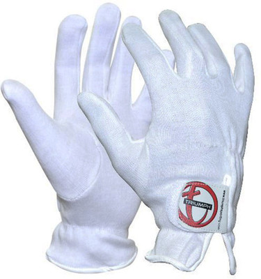 

Triumph Batting Batting Gloves (Free Size, White)