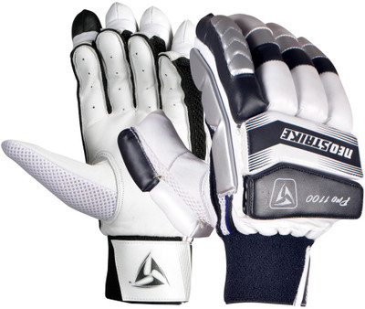 

Neo Strike Pro1100youth Batting Gloves (Youth, Black, White, Silver), Black;silver;white