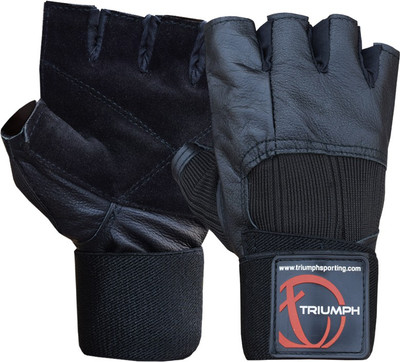

Triumph Muscle Power Gym & Fitness Gloves (L, Black)
