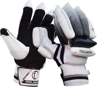 

Triumph Big Gun Batting Gloves (Youth, White, Black), Black;white