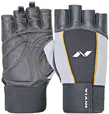 Nivia Tough Gym & Fitness Gloves (, Black