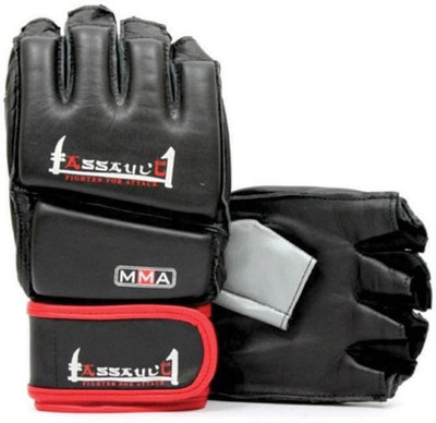 

Xpeed MMA UFC Boxing Gloves (Free Size, Black, Red)