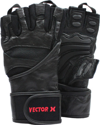 

Vector X VX-2100 Gym & Fitness Gloves (XL, Black)
