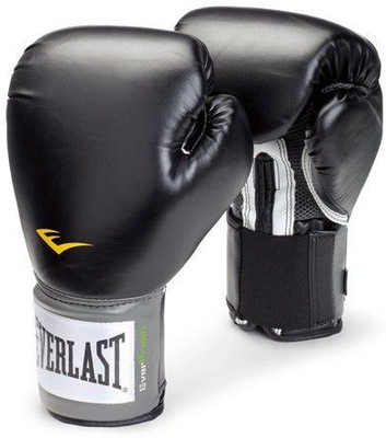 Everlast Level 1 Prostyle 12Oz Black Boxing Gloves (M, Black)
