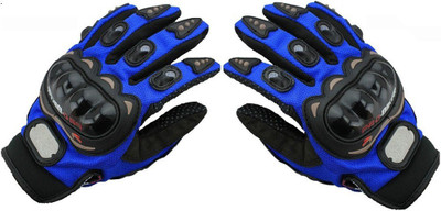 

Pa PROBIKERZ(FULL)-L-BLUE-lt541 Cycling Gloves (XL, Blue), Black;blue