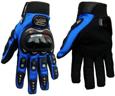 

AVB Pro biker Full Driving Gloves (M, Blue)