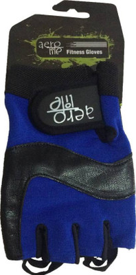 Aerolite CRSFTR2208 Gym & Fitness Gloves (S, Blue)