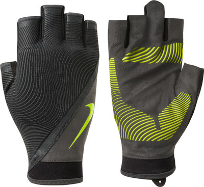 

Nike MEN'S HAVOC Gym & Fitness Gloves (, Grey, Black, Green, Black;green;grey