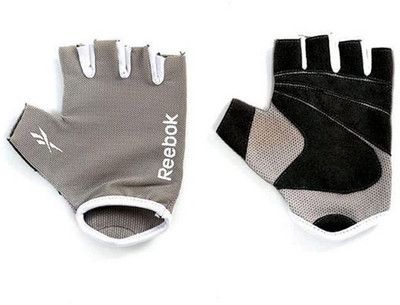 

REEBOK Elements Gym & Fitness Gloves (Free Size, Grey, Black), Black;grey