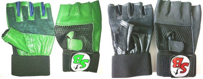 

SB SB Gym Gym & Fitness Gloves (, Green, Black, Black;green