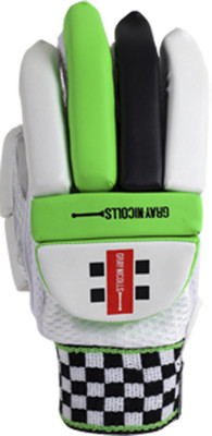 

Gray Nicolls Powerbow GenX GN2 Batting Gloves (M, White, Green), Green;white