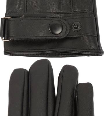AllExtreme Unisex Winter Gloves Thick Faux Leather Driving Glove ...