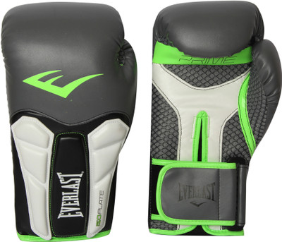 

Everlast Prime Training - 14oz Boxing Gloves (Free Size, Grey, Green), Green;grey