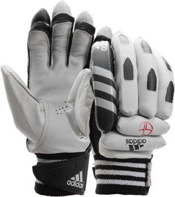 

ADIDAS ST Rookie Batting Gloves (Silver, Black, White), Black;silver;white