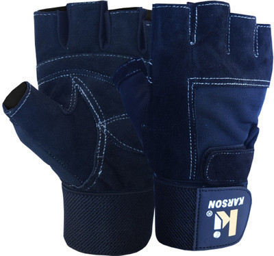 Karson WristWrap Gym Glove (Large) Gym & Fitness Gloves (, Black