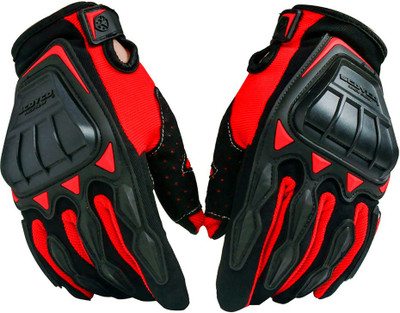 

Scoyco 1Pair of Hand Grip for Bike Motorcycle Scooter Riding Gloves (, Black, Red