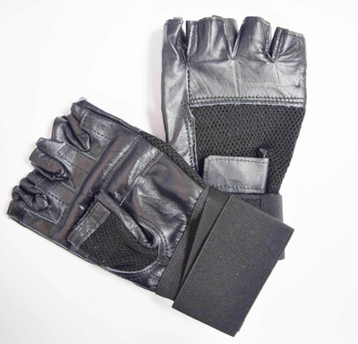 

Skyfitness ProWrap Gym & Fitness Gloves (Free Size, Black), Multicolor