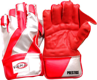 

Sigma Prestige Wicket Keeping Gloves (M, Multicolor), White