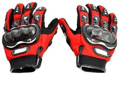 

Creative India Exports Bike Full Finger Riding Gloves (, Red, Multicolor