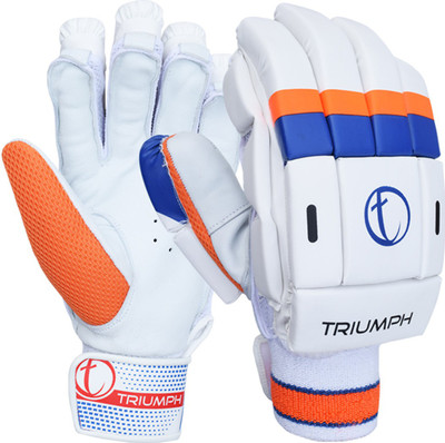 

Triumph Vital Batting Gloves (Men, White, Orange), Orange;white