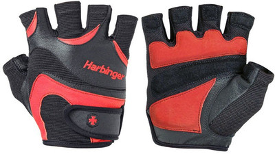 

Harbinger Flex Fit Gym & Fitness Gloves (XL, Black, Red)