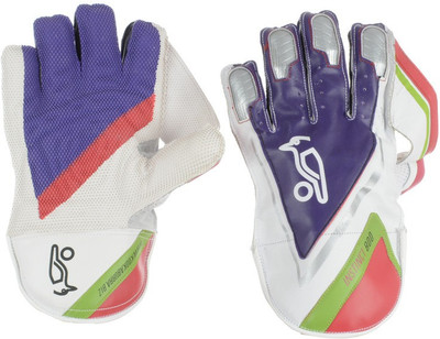 

Kookaburra Instinct 800 Wicket Keeping Gloves (Men, Purple, Red), Multicolor