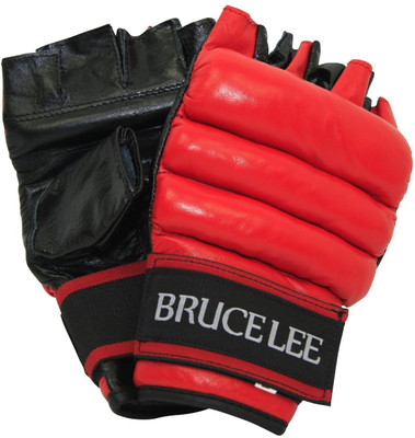 Bruce Lee Allround Grapping Gym & Fitness Gloves (M, Red, Black), Black;red