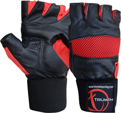 

Triumph Master Piece Gym & Fitness Gloves (, Black, Red