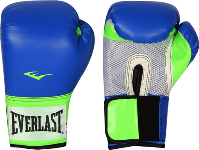 

Everlast Pro Style Training Gloves Boxing Gloves (Free Size, Blue, Green)