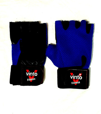

Vinto Body Building Weight Lifting Gym & Fitness Gloves (, Blue, Black;blue