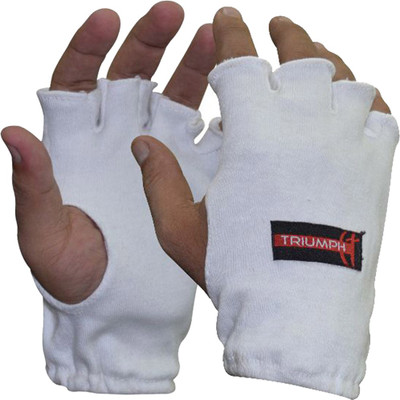 

Triumph Batting Batting Gloves (Free Size, White)